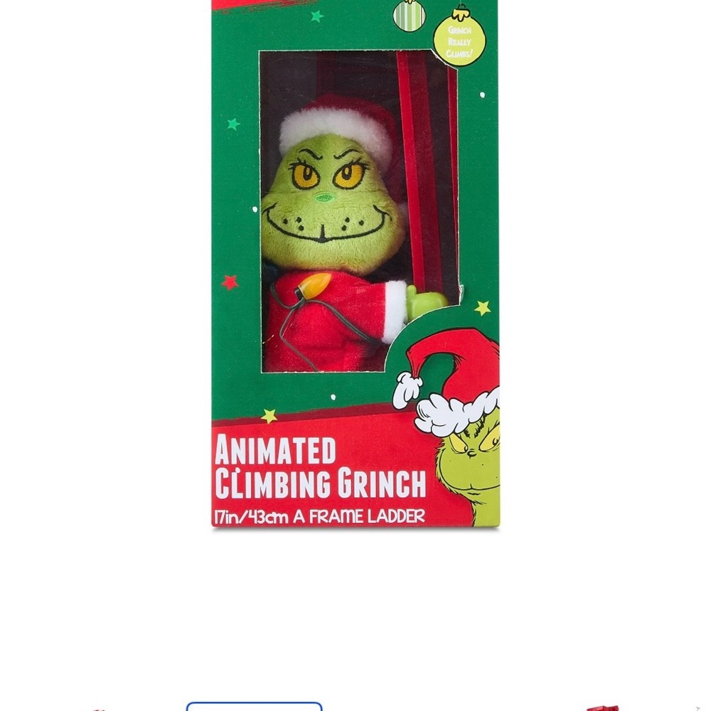 Animated Climbing Grinch Decoration